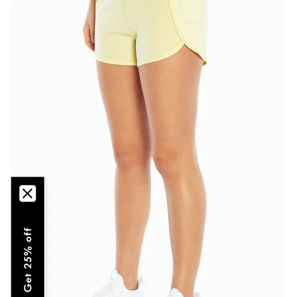 Yellow Women's Shorts - Picture 2 of 5